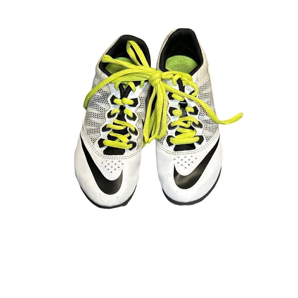 Nike Rival Size 1.5 US White/Black Missing Spikes